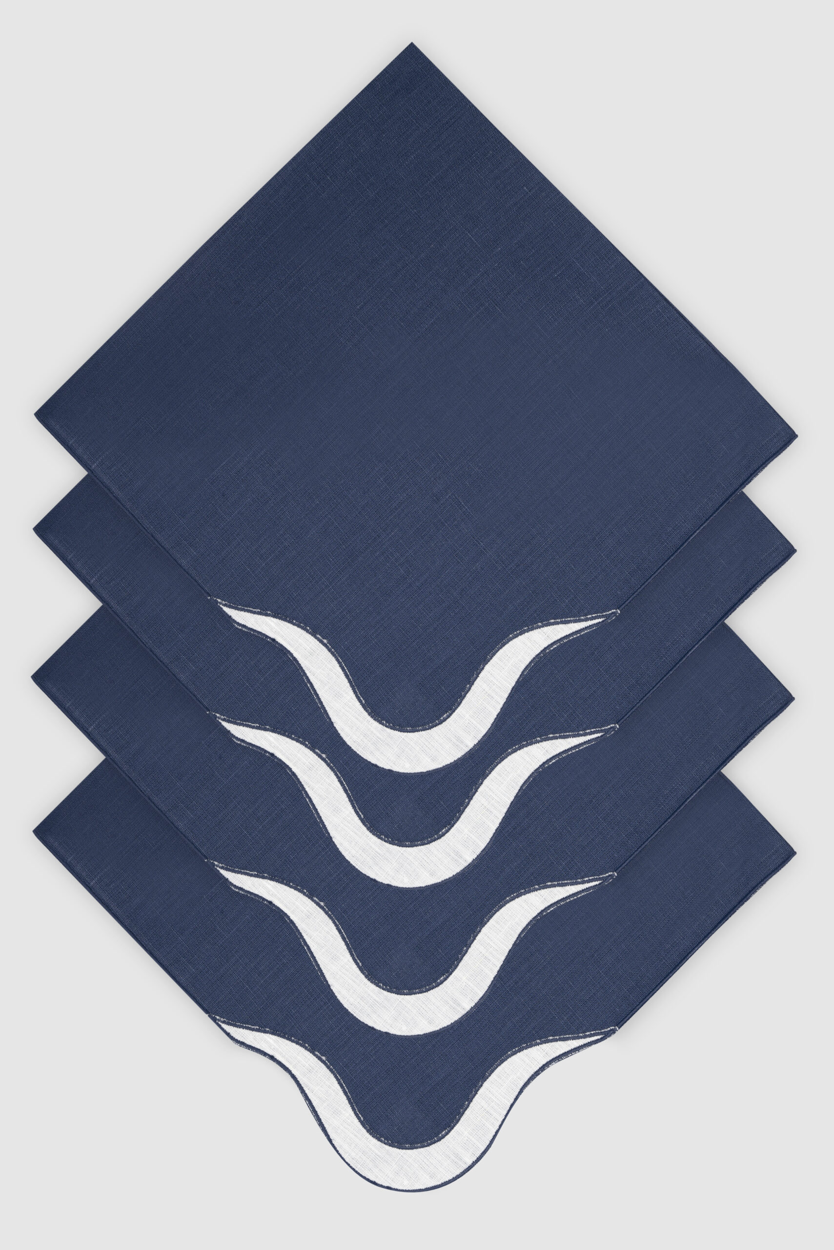 servilleta de lino zurbano navy