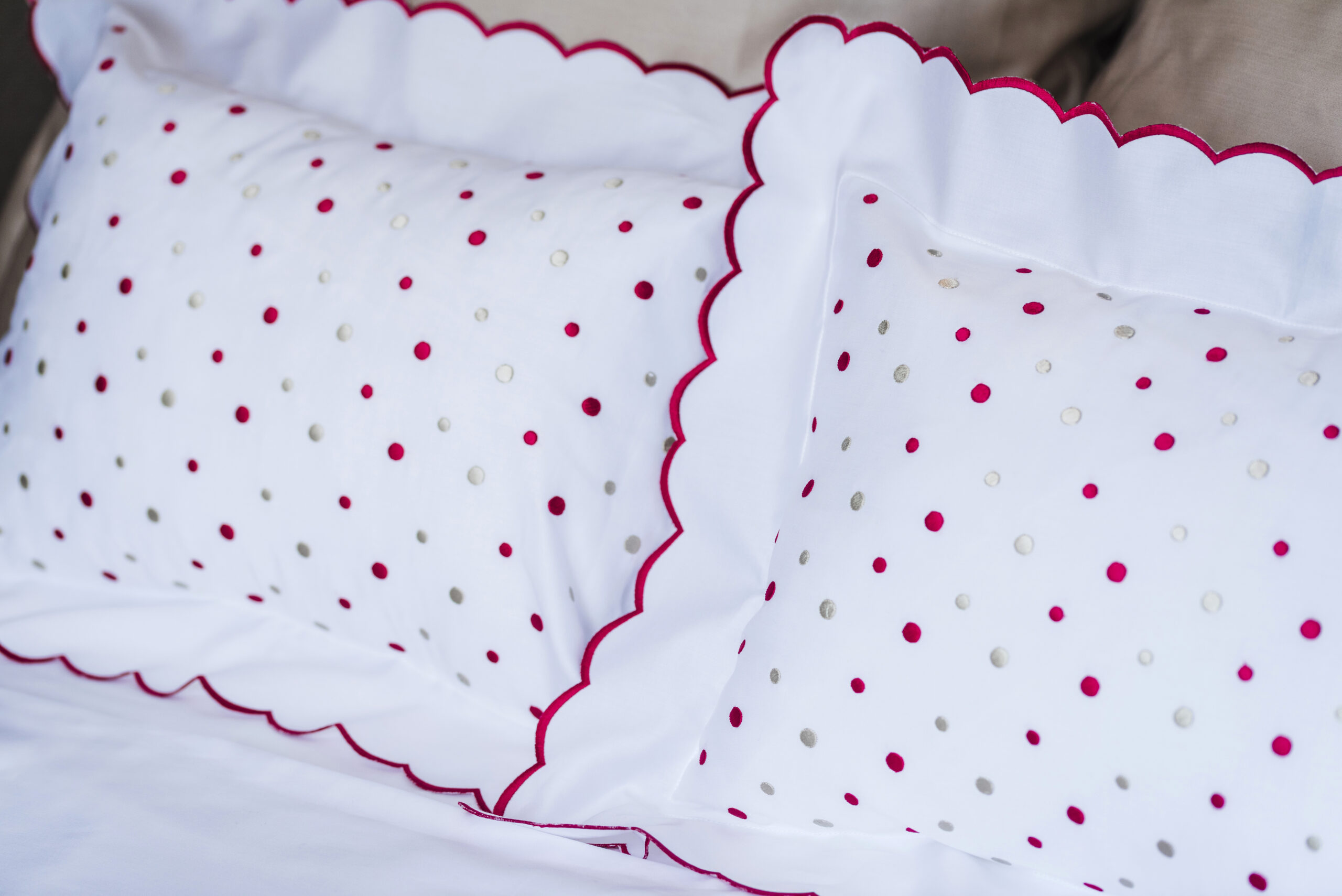 set de cama en algodón satinado bodoques red