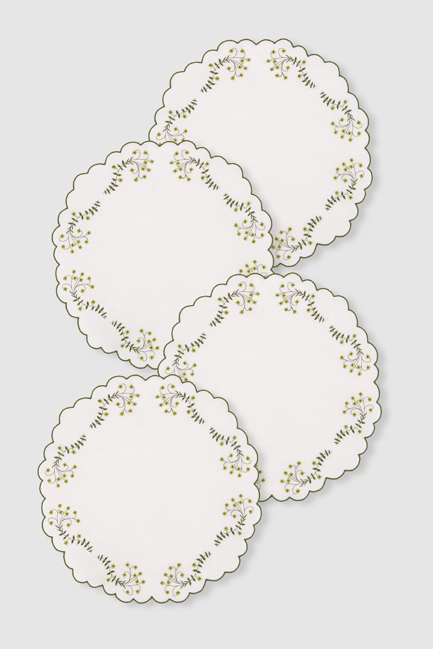 spring green placemat