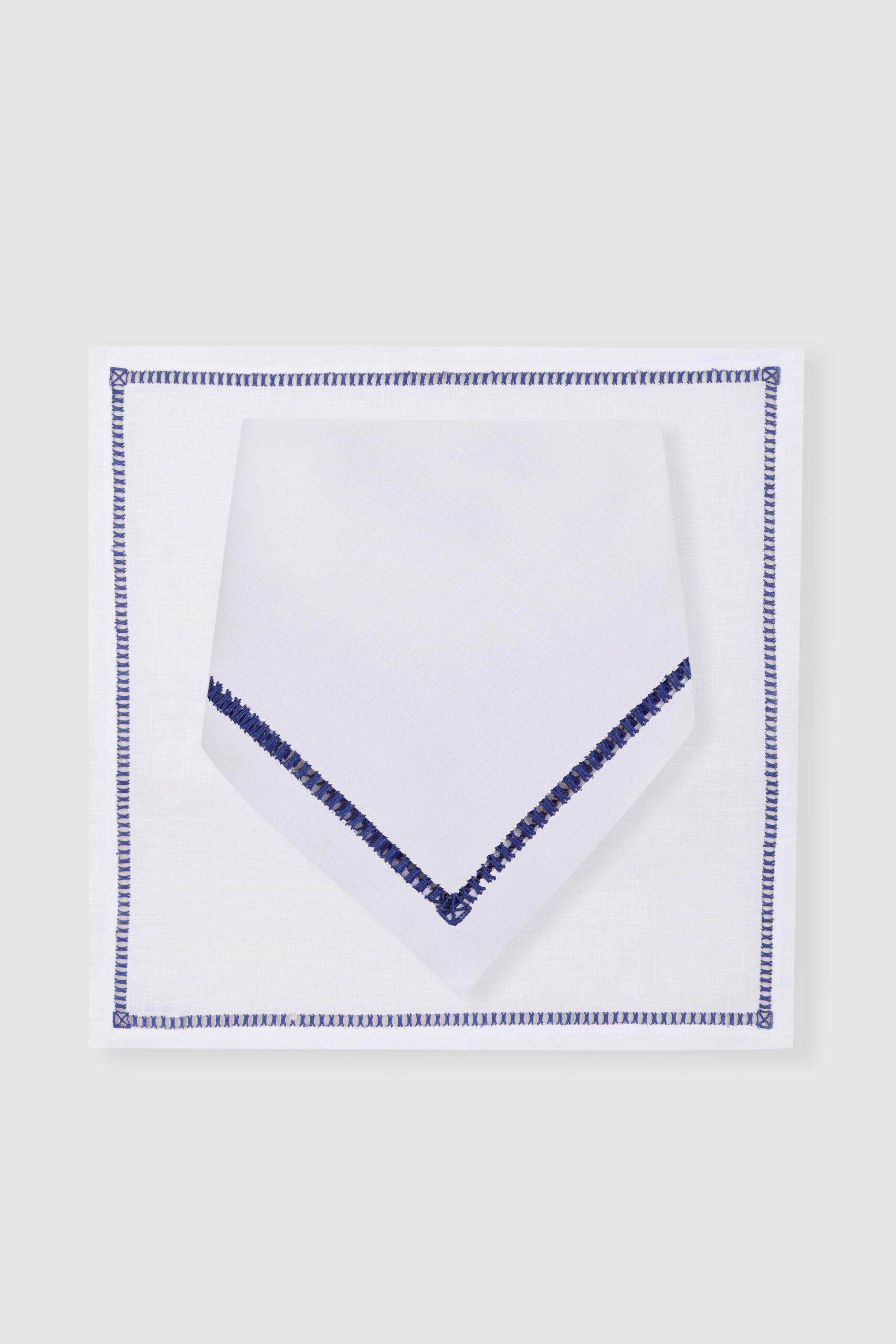 tokyo blue linen napkin