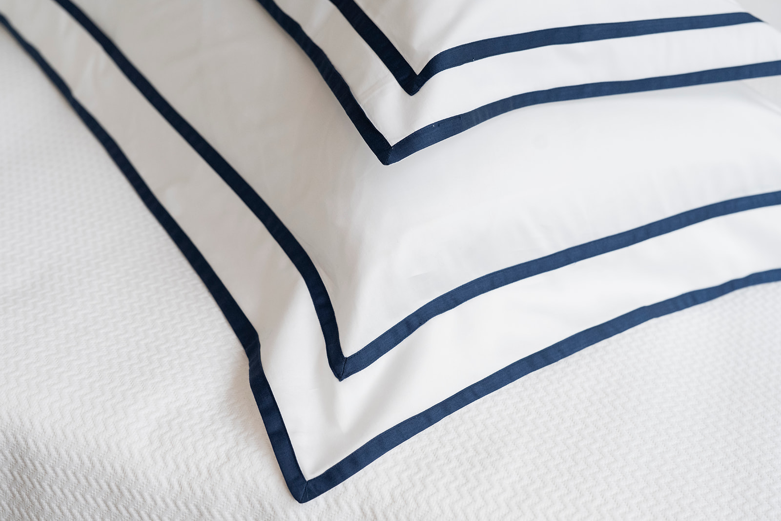 set de cama en algodon saten malibu navy