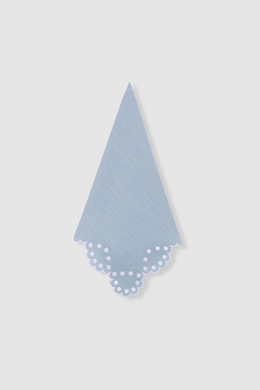 bodoques baby blue linen napkin