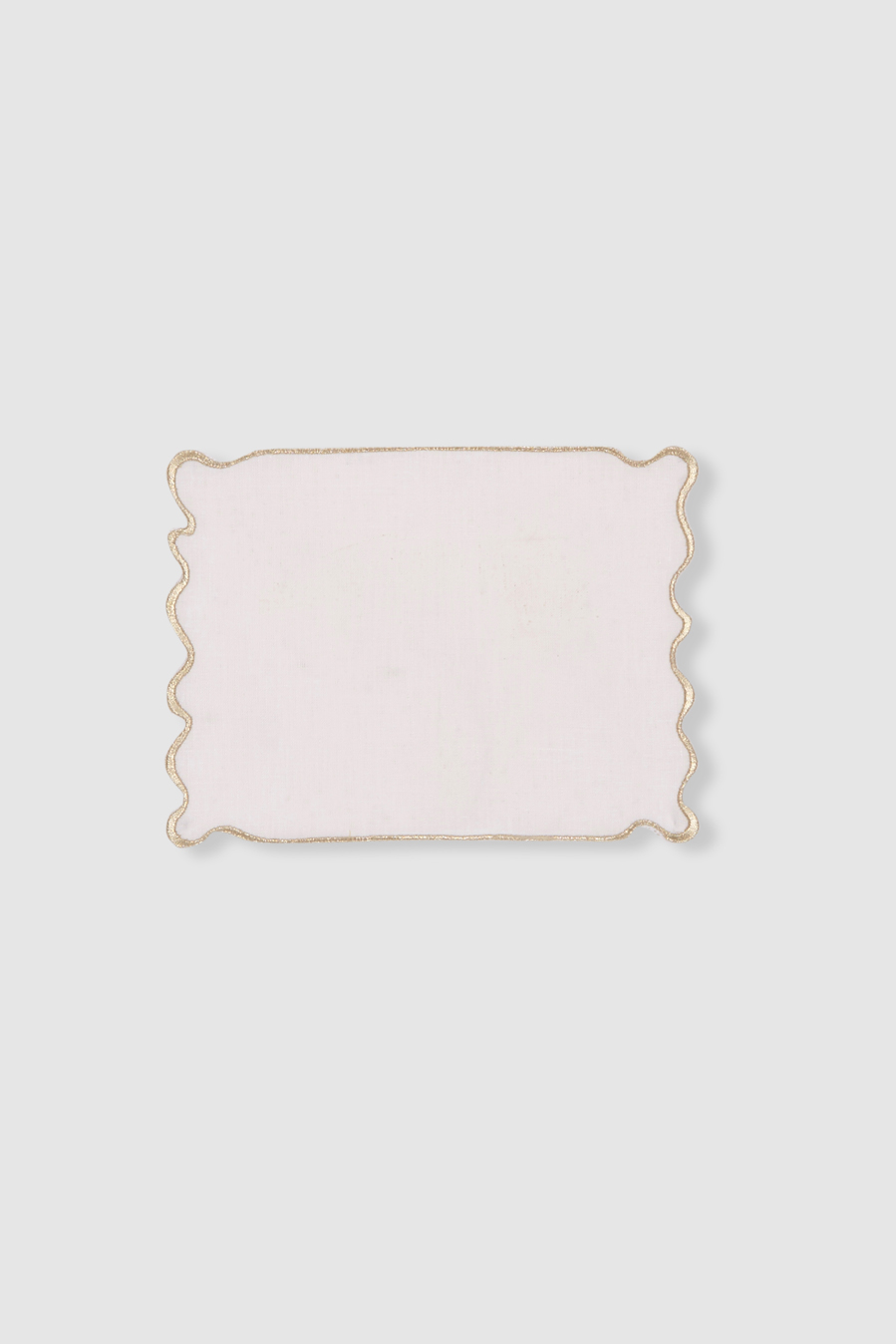 set of four boreal off white linen cocktail napkins