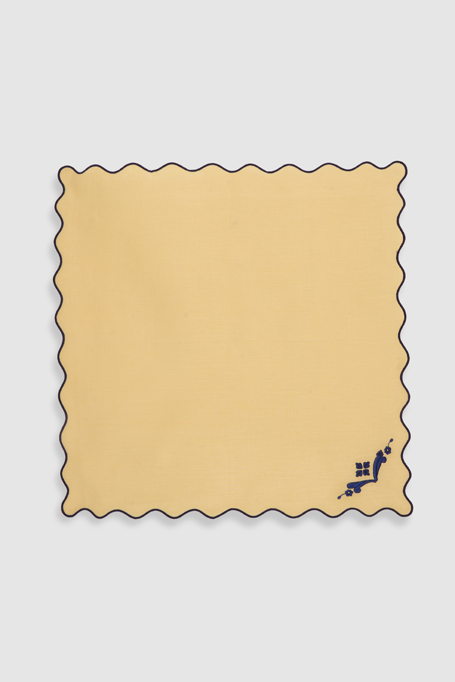 oriente yellow linen napkin