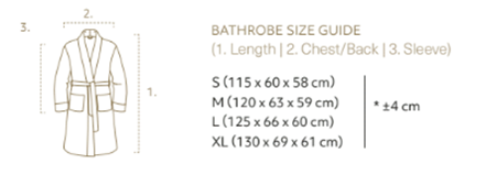 Guia de tallas egoist y portobella