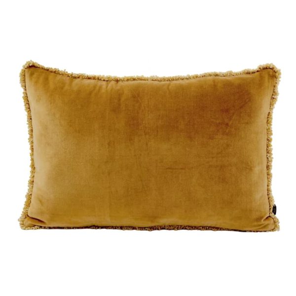 Kobe cushion cumin velvet 40x60 1