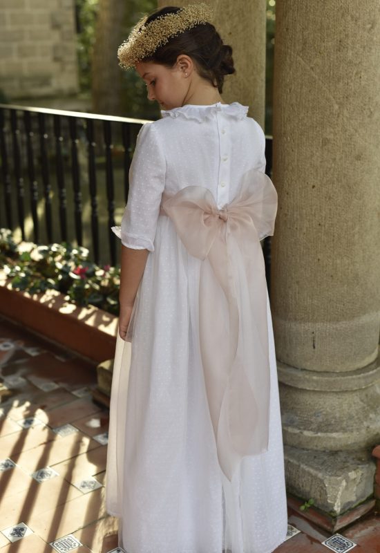vestidos para comunion niña mariposa